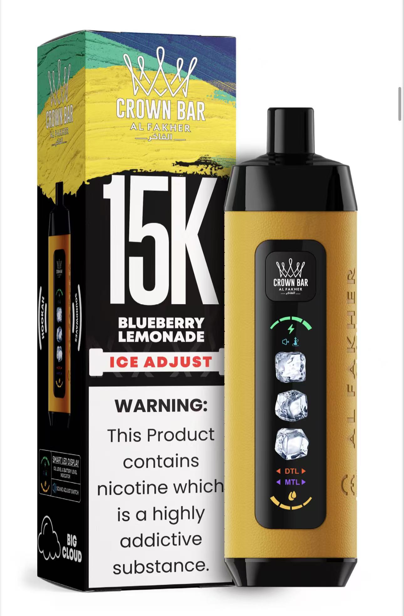 阿爾法赫 Al Fakher 15000口拋棄式電子煙|原裝進口二代水煙風味主機|長效續航一次性電子煙-VAKA糖果雲煙館