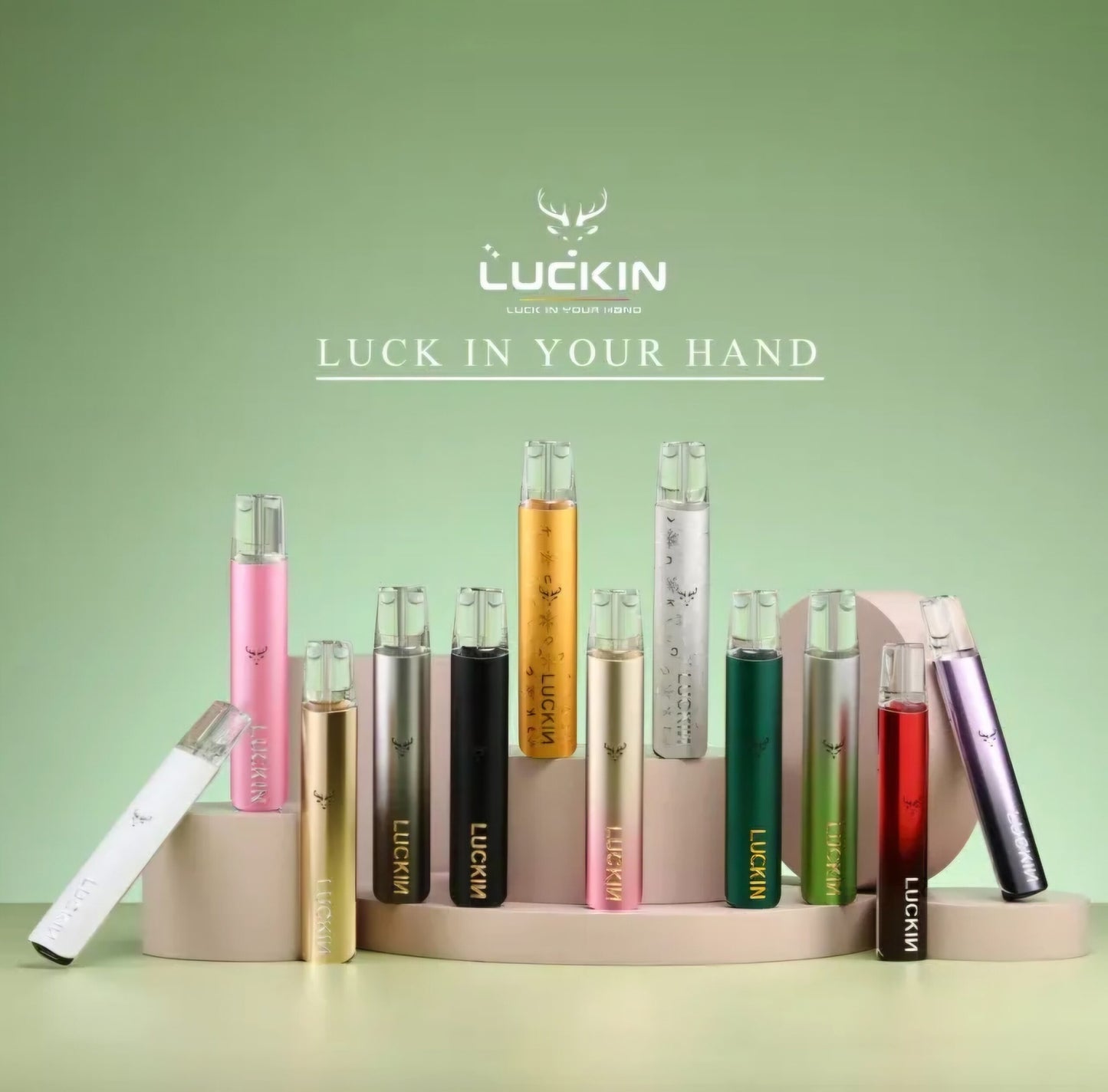 LUCKIN 幸運主機|一代通用電子煙主機|7W-10W可調功率|400mAh|Type-C快充|智能震動提醒-台灣現貨