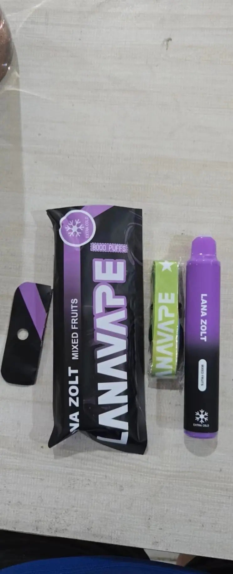 LANA VAPE 8000口拋棄式電子煙|LANA ZOLT長效一次性電子煙|大容量水果冰感口味|Type-C充電設計-VAKA糖果雲煙館