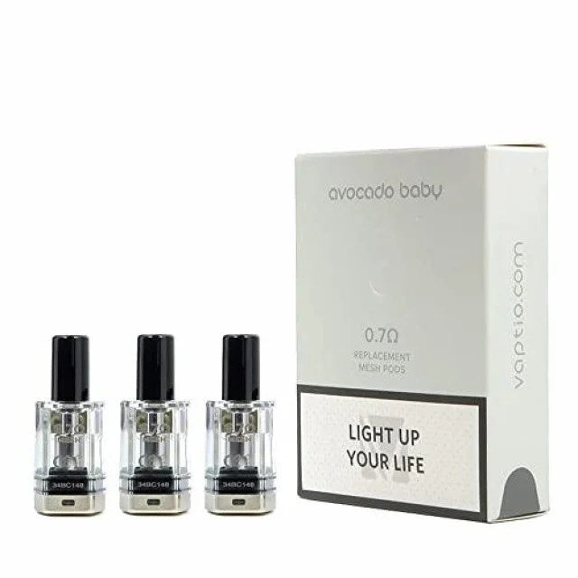 VAPTIO Avocado Baby 酪梨寶寶空煙彈/替換倉 一盒/3顆-台灣現貨秒發