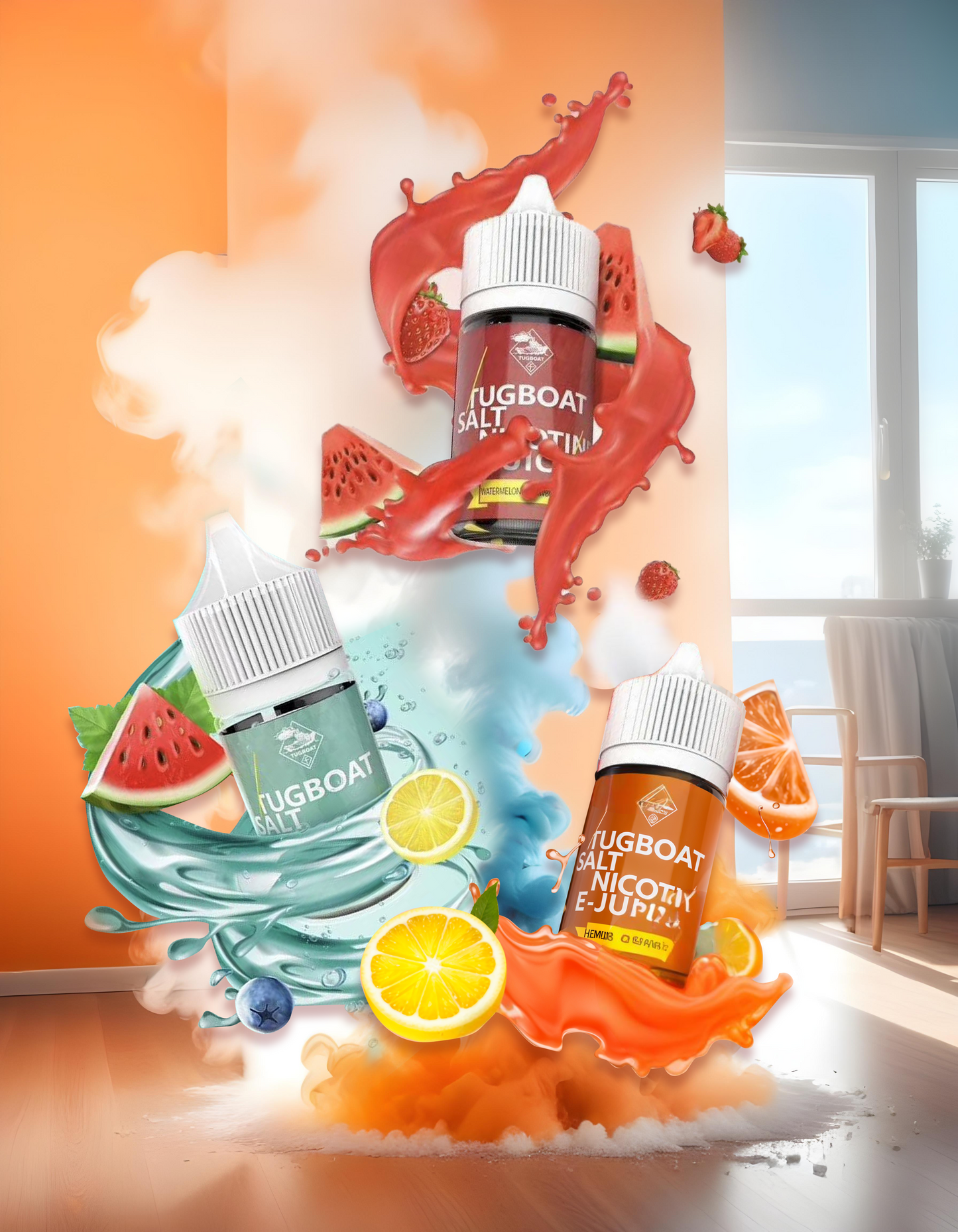 新拖船 TUGBOAT 煙油 30ML 50MG｜鹽尼古丁電子煙油 多口味小煙油推薦-VAKA糖果雲煙館