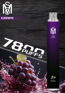MSO爅嘶一次性電子煙 7800 Puffs 長效大容量拋棄式電子煙 多口味輕巧便攜款-VAKA糖果雲煙館