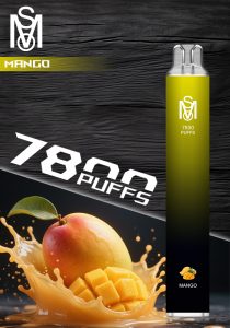 MSO爅嘶一次性電子煙 7800 Puffs 長效大容量拋棄式電子煙 多口味輕巧便攜款-VAKA糖果雲煙館