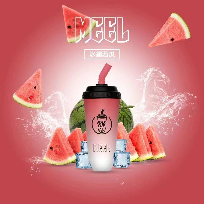 MEEL MILK TEA CUP 奶茶杯6000口一次性電子煙｜MEEL Disposable Vape｜創意奶茶杯造型｜水果冰感口味拋棄式電子煙-VAKA糖果雲煙館
