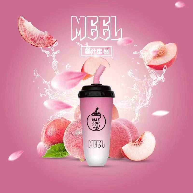 MEEL MILK TEA CUP 奶茶杯6000口一次性電子煙｜MEEL Disposable Vape｜創意奶茶杯造型｜水果冰感口味拋棄式電子煙-VAKA糖果雲煙館