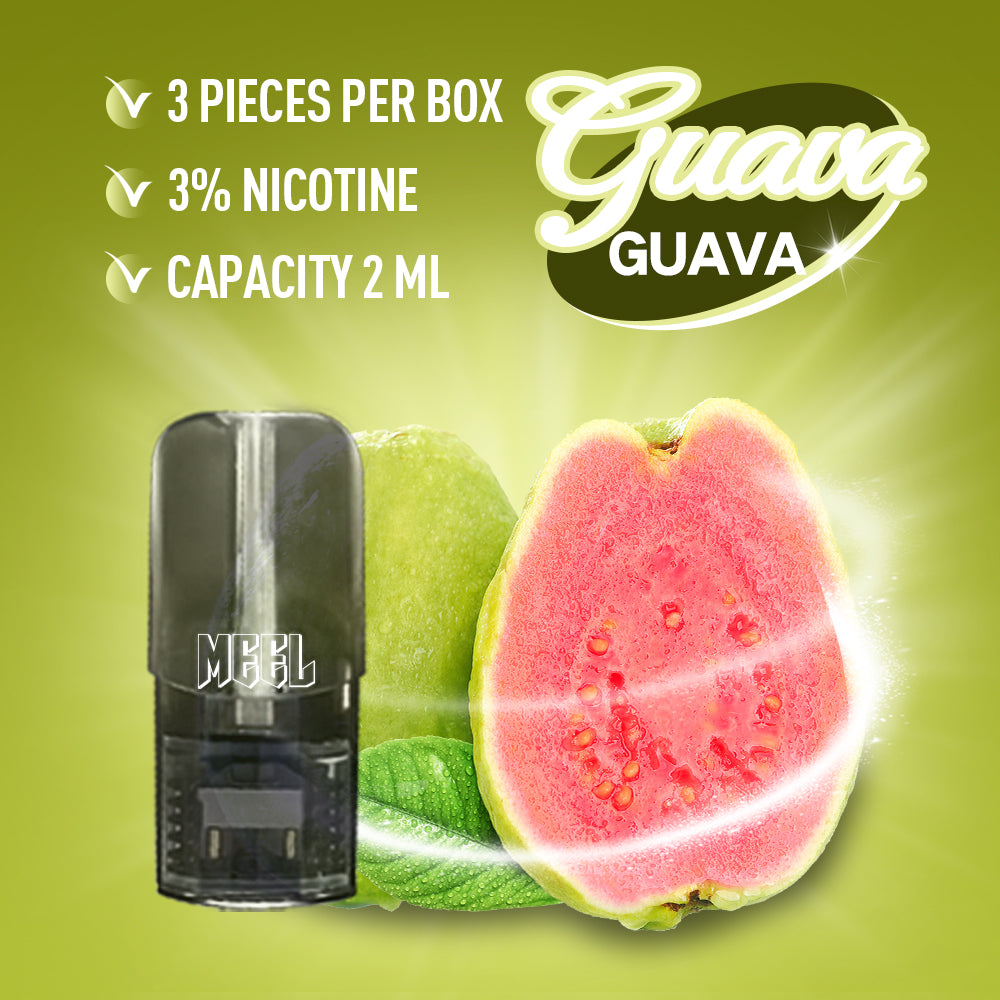 MEEL 煙彈 一代通用替換煙彈 3顆裝 多種風味選擇 穩定口感 防漏設計電子煙彈-台灣現貨