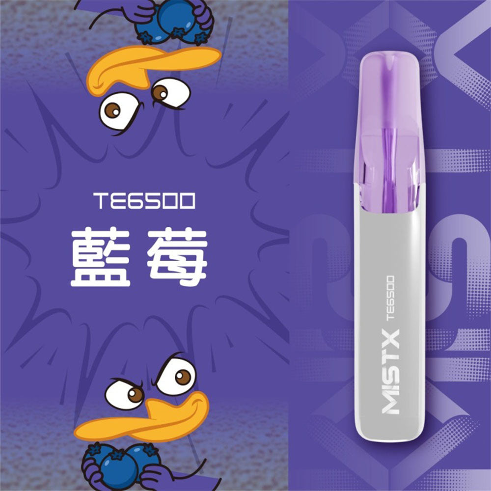 MISTX 鴨嘴獸 6500口一次性電子煙 長效大容量拋棄式Vape 多口味便攜電子煙-VAKA糖果雲煙館