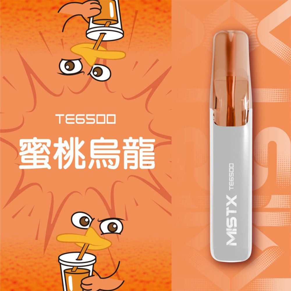 MISTX 鴨嘴獸 6500口一次性電子煙 長效大容量拋棄式Vape 多口味便攜電子煙-VAKA糖果雲煙館