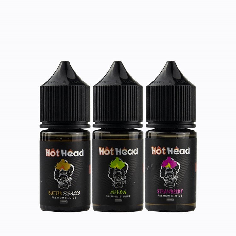 美國原裝 Hot Head 爆脾氣煙油 30ML｜全系列水果茶飲口味｜注油電子煙專用煙液-VAKA糖果雲煙館