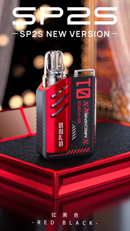 思博瑞 SP2S MAX 矩陣系列主機｜新版方形智能顯示換彈式電子煙主機｜穩定輸出 一代煙彈適配-台灣現貨