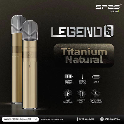 SP2S Legend S 傳奇版主機｜雙功率調節｜Type-C 快充｜SP2 一代煙彈通用-台灣現貨