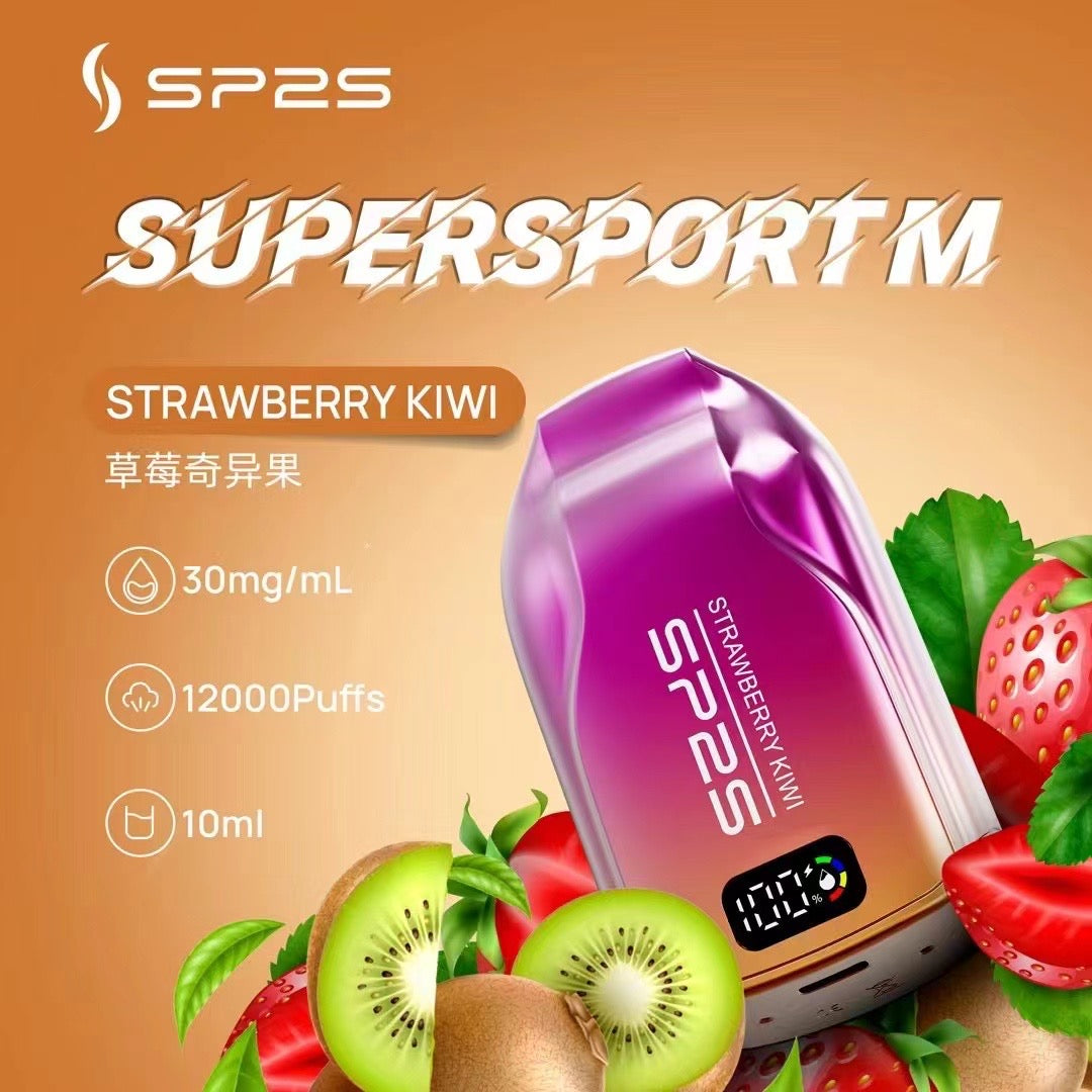 SP2S 12000口拋棄式電子煙｜長效大容量設計｜Mesh霧化技術｜多款冰感水果口味-VAKA糖果雲煙館