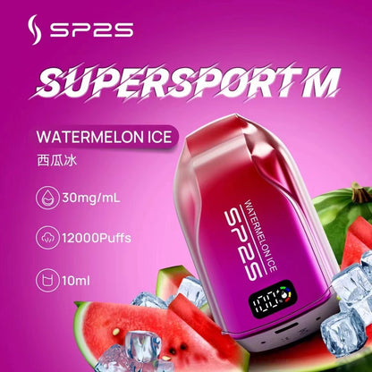 SP2S 12000口拋棄式電子煙｜長效大容量設計｜Mesh霧化技術｜多款冰感水果口味-VAKA糖果雲煙館