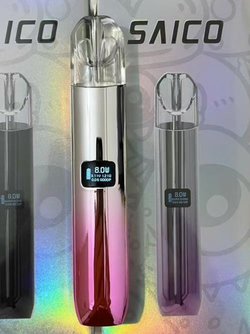 SAICO 炫刻一代主機｜智慧屏顯・8W/10W雙模式・420mAh大電量｜通用一代煙彈-台灣現貨