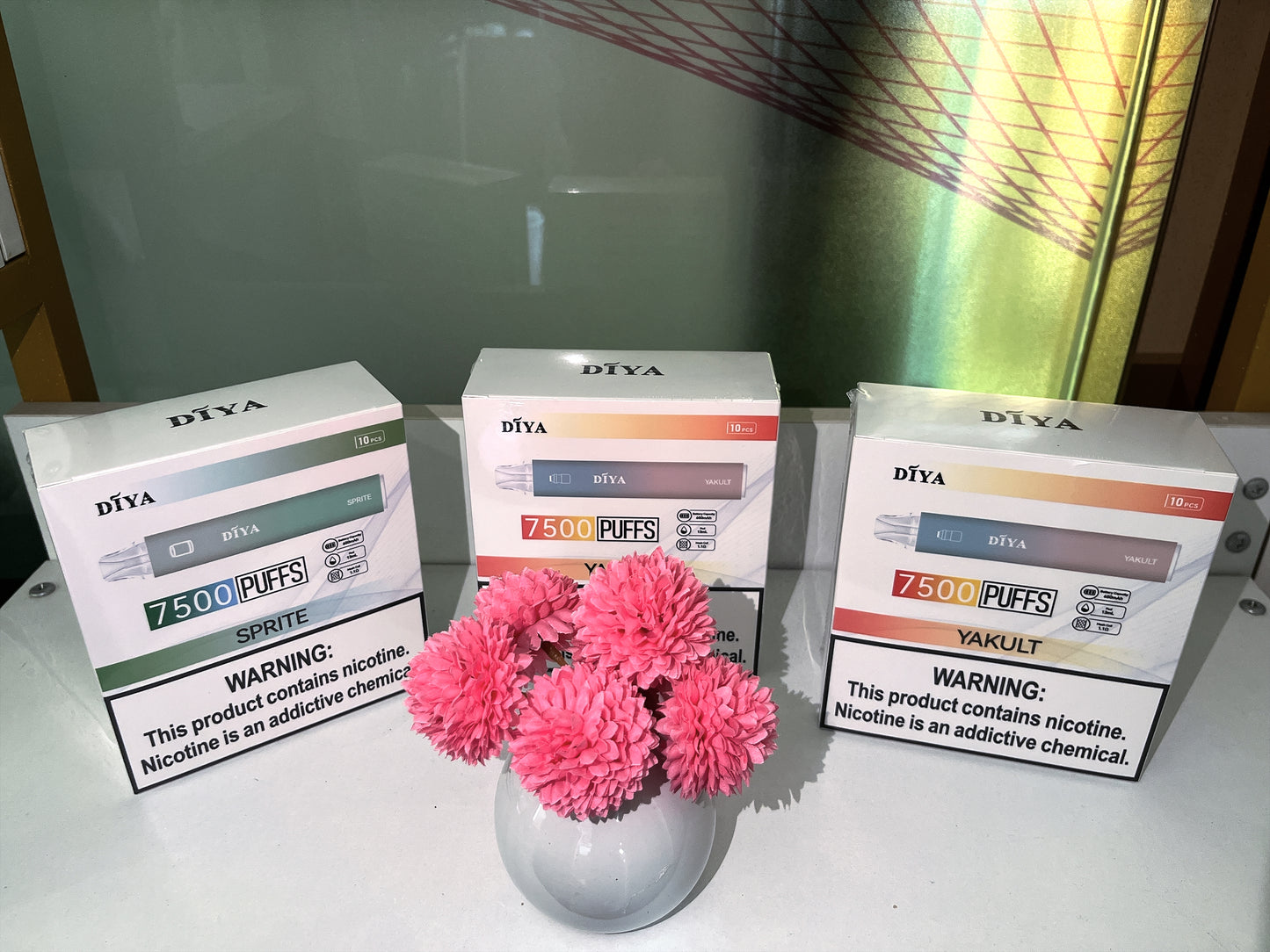 DIYA叮啞7500口拋棄式電子煙｜大容量一次性電子煙｜多種水果冰感口味｜便攜式即用型電子煙-VAKA糖果雲煙館