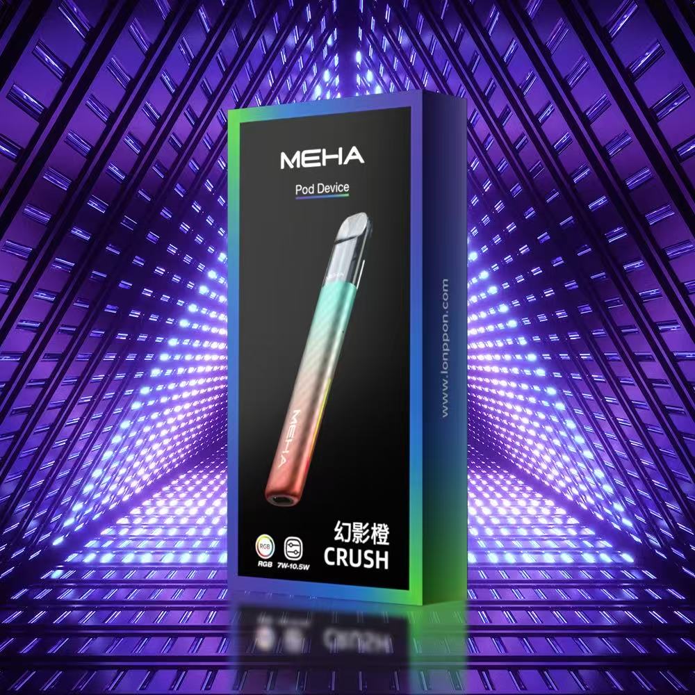 MEHA 魅嗨五代主機｜Meha Crush 五代電子煙主機｜三段功率調節 智慧氛圍燈設計｜適用魅嗨五代煙彈-台灣現貨