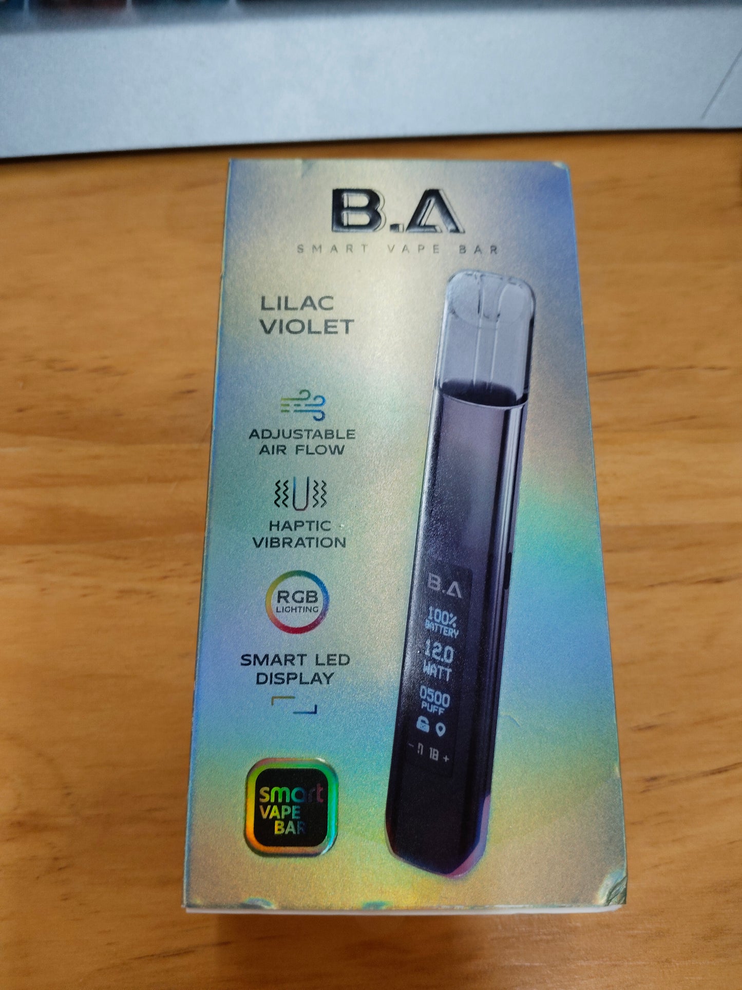 B.A Smart Vape Bar 一代主機｜LED 智慧顯示螢幕｜6-12W 功率可調｜一代煙彈通用-台灣現貨
