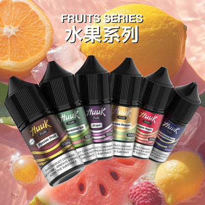 MEHA HUUK 虎克煙油 30ML｜魅嗨虎克電子煙油｜水果冰感尼古丁鹽煙油推薦-VAKA糖果雲煙館