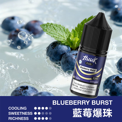 MEHA HUUK 虎克煙油 30ML｜魅嗨虎克電子煙油｜水果冰感尼古丁鹽煙油推薦-VAKA糖果雲煙館