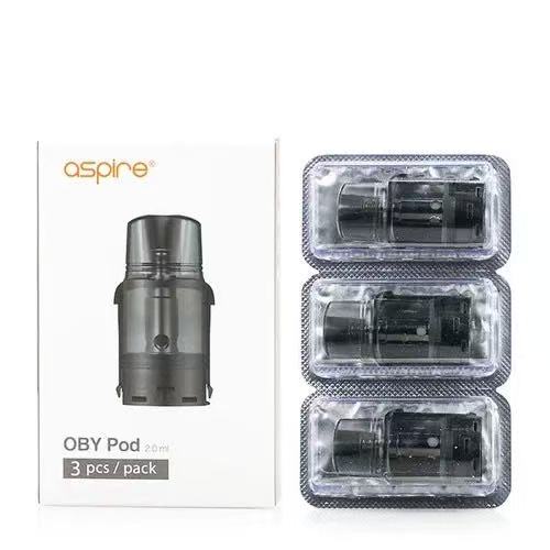 Aspire 易佳特 OBY空菸彈 2ML 三入裝｜1.0Ω 電阻 注油式替換彈｜OBY Pod 專用霧化倉-台灣現貨秒發