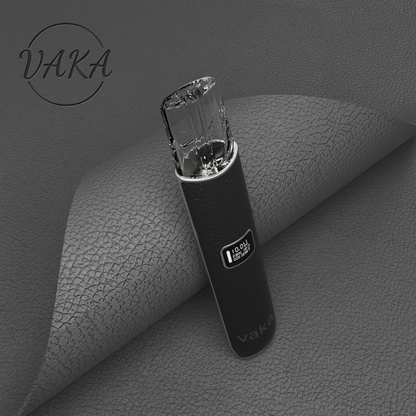 VAKA 皮革主機｜高級皮革質感｜雙檔功率調節｜LED電量顯示｜Type-C 快充｜通用一代煙彈-台灣現貨