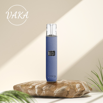 VAKA 皮革主機｜高級皮革質感｜雙檔功率調節｜LED電量顯示｜Type-C 快充｜通用一代煙彈-台灣現貨