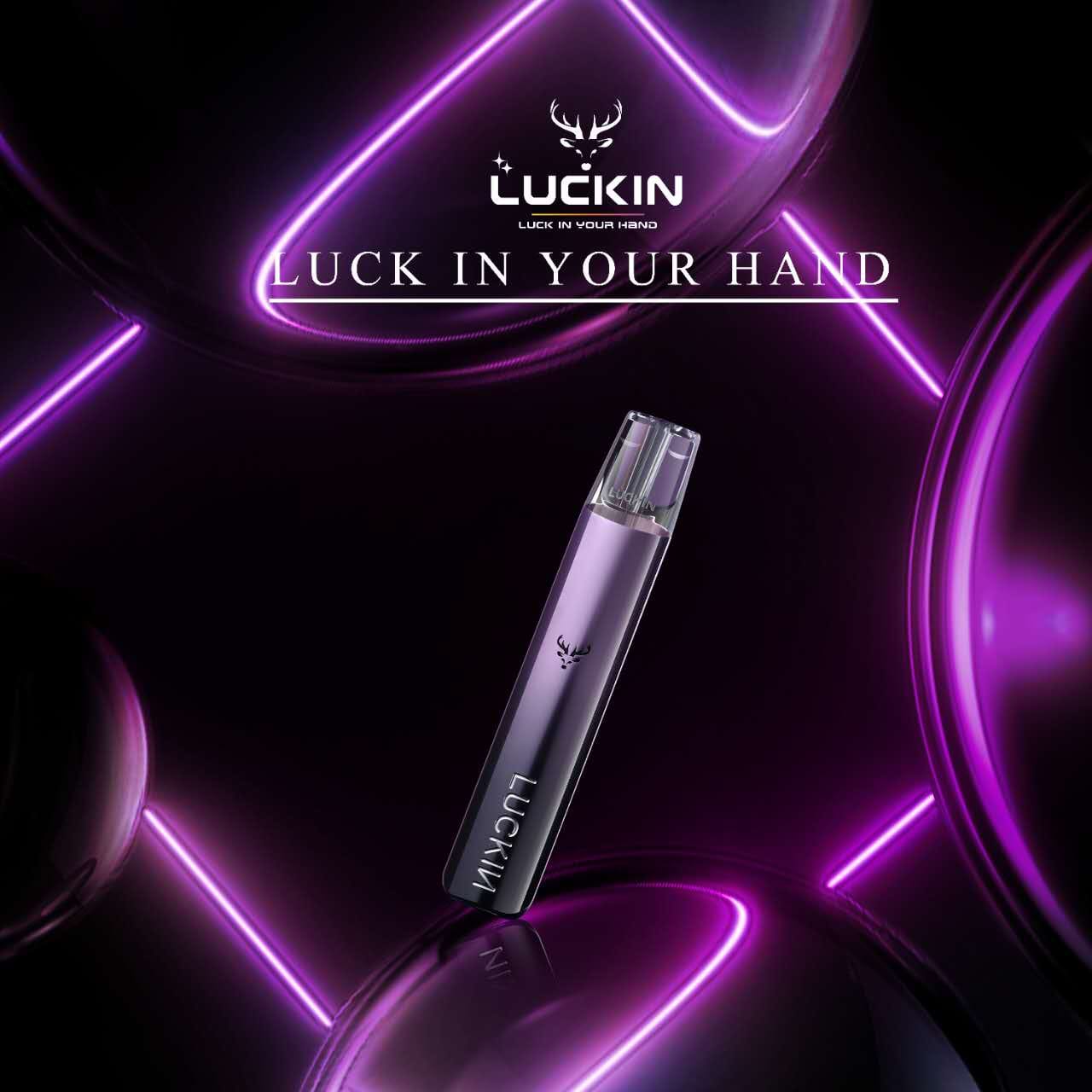 LUCKIN 幸運主機｜一代通用電子煙主機｜7W-10W可調功率｜400mAh｜Type-C快充｜智能震動提醒-台灣現貨