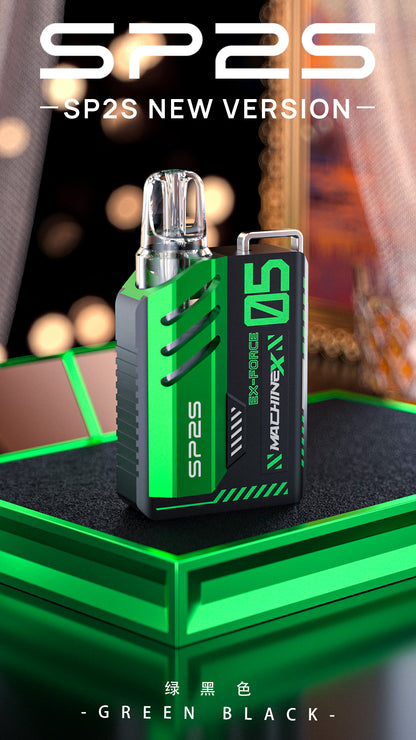 思博瑞 SP2S MAX 矩陣系列主機｜新版方形智能顯示換彈式電子煙主機｜穩定輸出 一代煙彈適配-台灣現貨