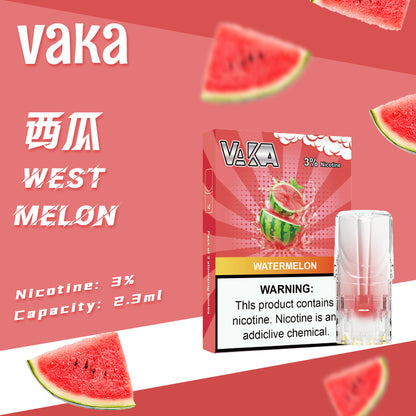 【VAKA煙彈】一代七彩發光彈 新品替換型透明發光煙彈 一盒三入 通用一代主機-台灣現貨