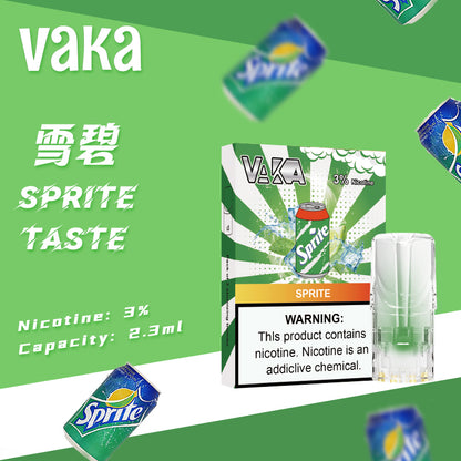 【VAKA煙彈】一代七彩發光彈 新品替換型透明發光煙彈 一盒三入 通用一代主機-台灣現貨