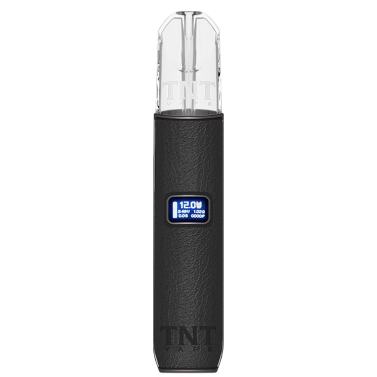 TNT皮革主機｜12W高功率三檔調節電子煙主機｜Type-C快充｜通用RELX一代煙彈｜高質感皮革煙桿-台灣現貨