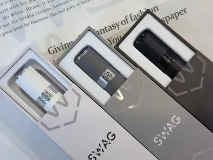 SWAG 皮革主機｜400mAh Type-C 快充｜一代通用電子煙主機｜適用 RELX／LANA／SP2S 煙彈-台灣現貨