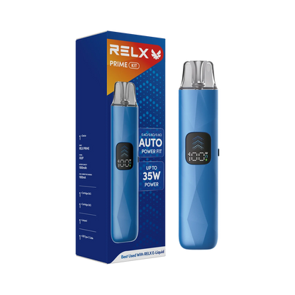RELX PRIME KIT 悅刻注油式主機｜35W智能調節｜1000mAh大容量電池｜LED螢幕顯示｜可調氣流電子煙設備-台灣現貨