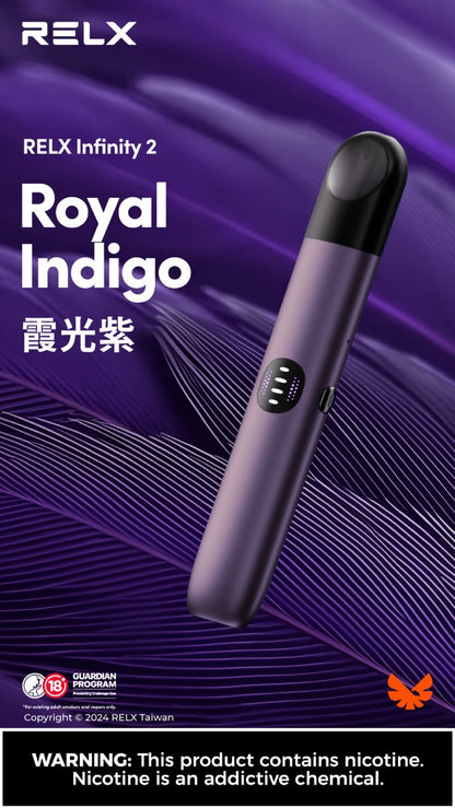 RELX Infinity 2 悅刻無限六代主機｜三段功率模式・智慧顯示・極致口感｜通用relx四，五代煙彈-台灣現貨