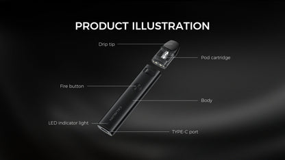 Uwell 咖喱 A2 主機套裝｜輕巧便攜・穩定輸出・細膩口感-台灣現貨