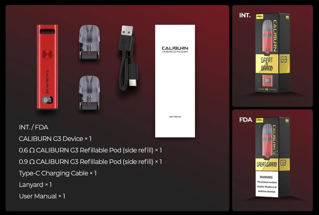 Uwell 咖喱G3主機套裝－注油電子煙桿-台灣現貨