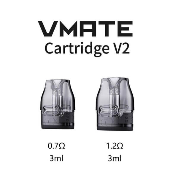 VOOPOO VMATE 通用空彈 (V2頂部注油) | 3mL大容量空倉-升級版 & 全系列通用替換-台灣現貨秒發