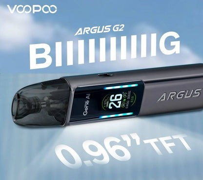 VOOPOO ARGUS G2 智慧調節注油主機 30W｜GENE.AI 晶片｜1000mAh 長效電池｜可調氣流 Pod 系統-台灣現貨