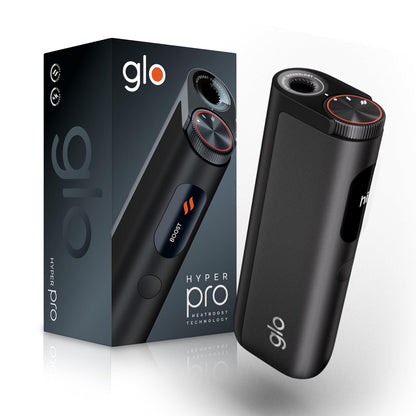 Glo Hyper Pro 加熱煙主機｜官方正品・顯示螢幕＋加速模式｜日本熱銷加熱菸主機（適用七星MEVIUS、駱駝CAMEL、EVO 系列加熱煙彈）｜現貨秒發