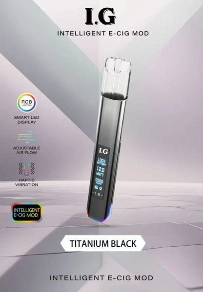 I.G 主機 BA升級款電子煙桿｜600mAh智慧螢幕｜一代通用電子煙主機-台灣現貨
