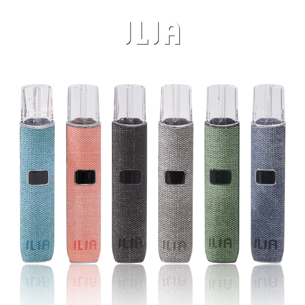 ILIA 哩亞布紋主機｜通用一代煙彈｜雙檔功率可調・LED數顯螢幕・Type-C快充-台灣現貨