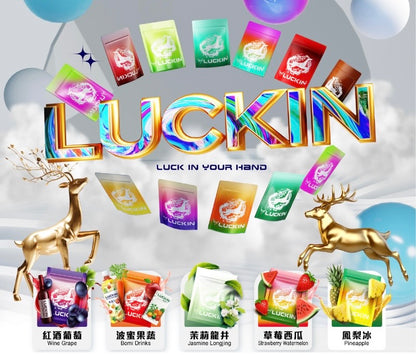 LUCKIN幸運煙彈｜一代通用替換式霧化彈｜多口味電子煙煙彈 3顆裝｜適用LUCKIN幸運主機-台灣現貨