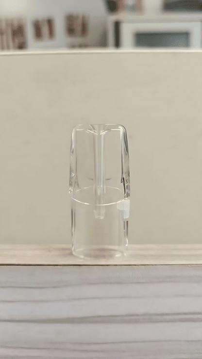 TUTX白底側注油空彈｜一代可重複使用空煙彈｜不漏油不吃油不卡機｜2ml/適用一代煙桿｜台灣現貨秒發