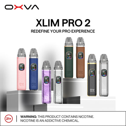OXVA XLIM PRO 2 小蠻牛 PRO 二代｜30W智慧調節 彩色螢幕 高續航換彈式電子煙主機-台灣現貨