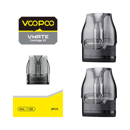 VOOPOO VMATE 通用空彈 (V2頂部注油) | 3mL大容量空倉-升級版 & 全系列通用替換-台灣現貨秒發