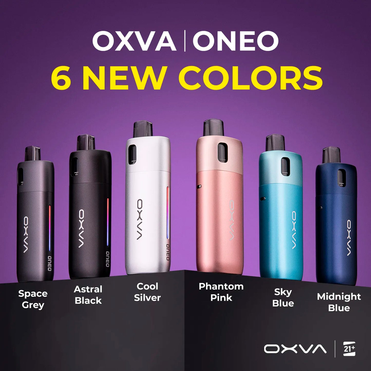 OXVA ONEO 奧尼奧 40W 電子煙主機｜1600mAh大電量｜3.5ML注油空彈｜可調氣流｜RGB燈效-台灣現貨