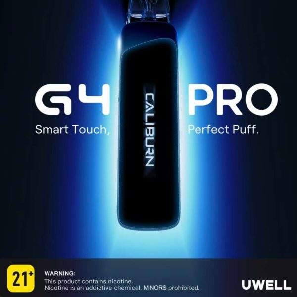Uwell Caliburn G4 Pro 主機｜35W智慧電子煙主機｜彩色螢幕・Type-C快充｜台灣現貨