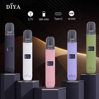 DIYA 叮啞皮革主機｜皮革質感設計・LED螢幕・8W/10W雙功率調節-台灣現貨
