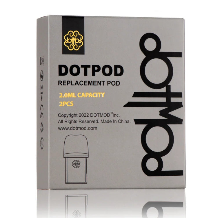【DOTMOD 佩特里】Dotpod Pro / Lite通用空煙彈（一盒兩顆）｜原廠專用空倉芯體，多機型共用設計-台灣現貨秒發