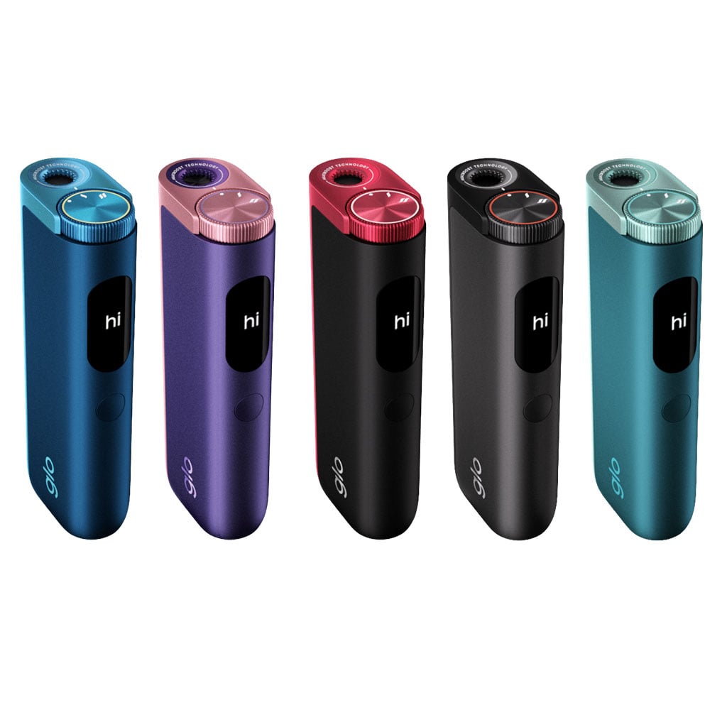 Glo Hyper Pro 加熱煙主機｜官方正品・顯示螢幕＋加速模式｜日本熱銷加熱菸主機（適用七星MEVIUS、駱駝CAMEL、EVO 系列加熱煙彈）｜現貨秒發